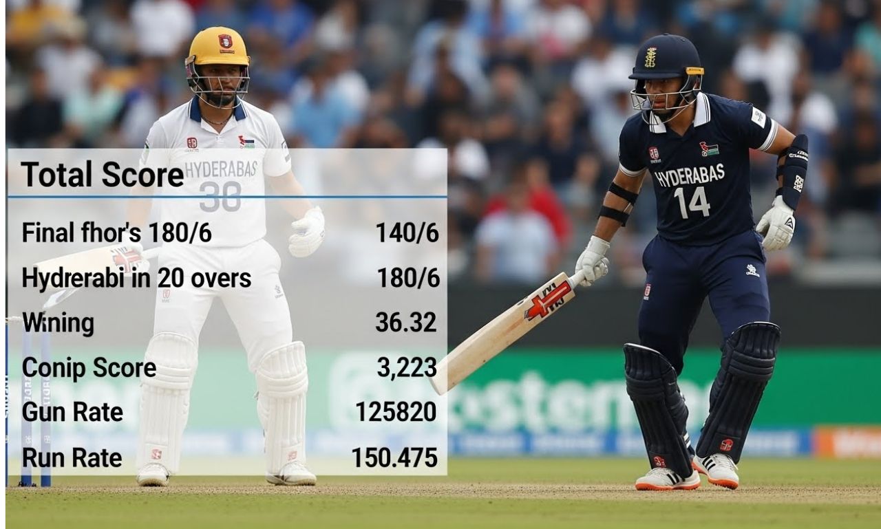 Hyderabad vs Mumbai Indians match scorecard