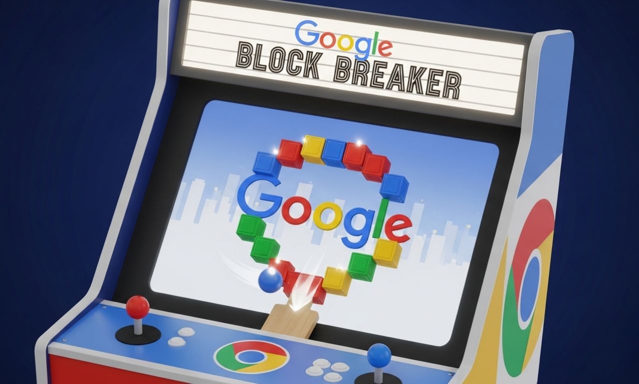 Google Block Breaker