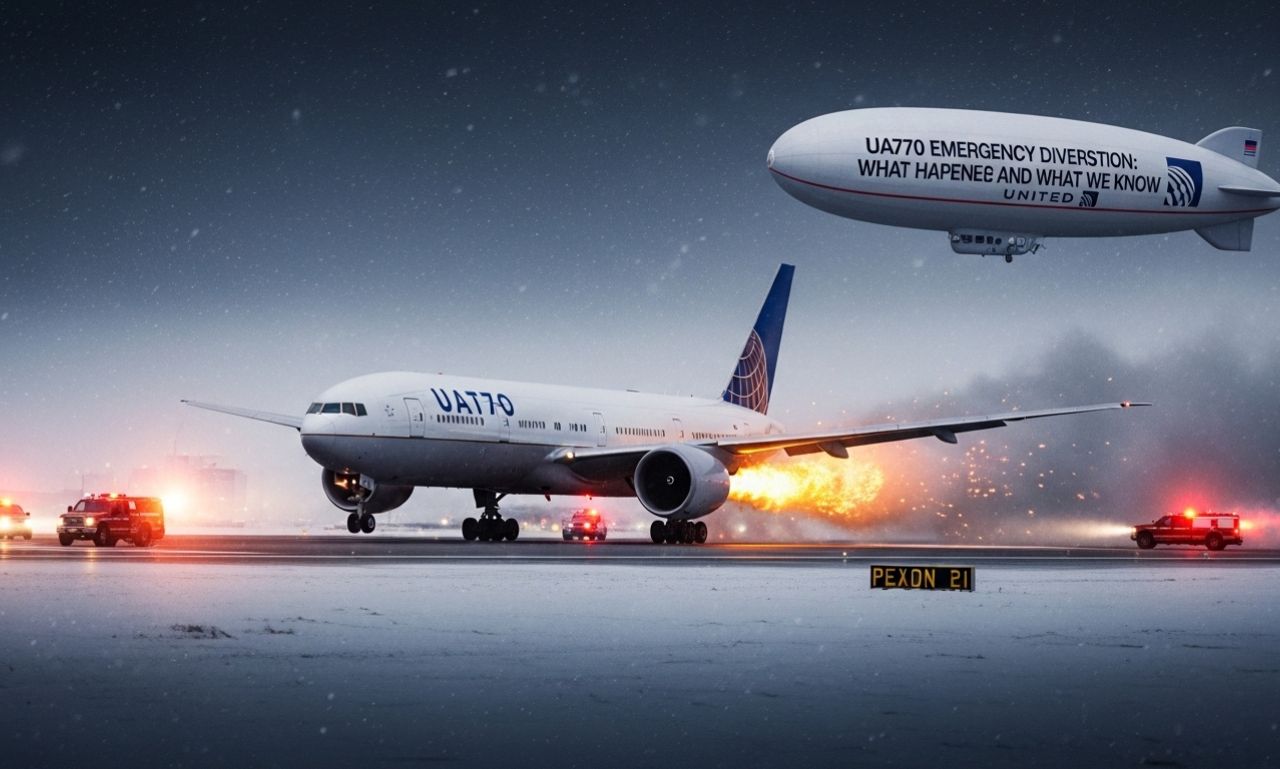 United Airlines flight UA770 emergency