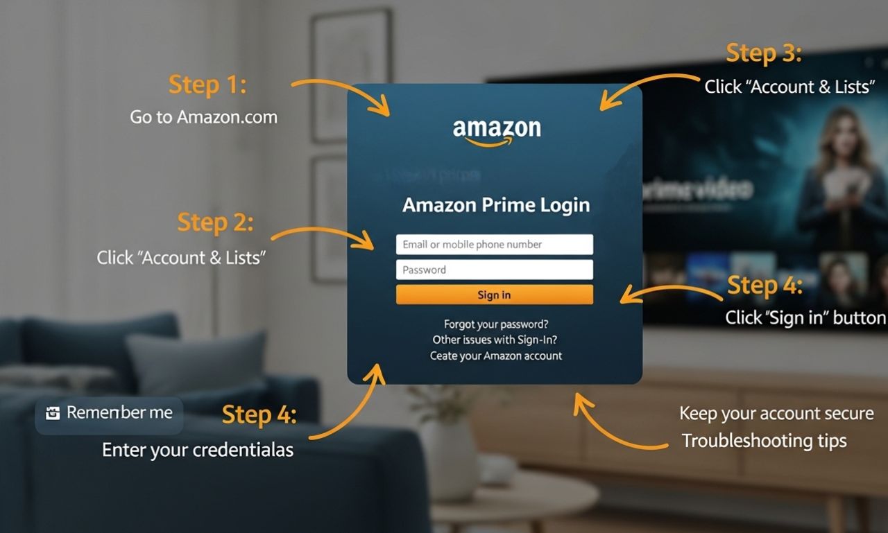 Amazon Prime login