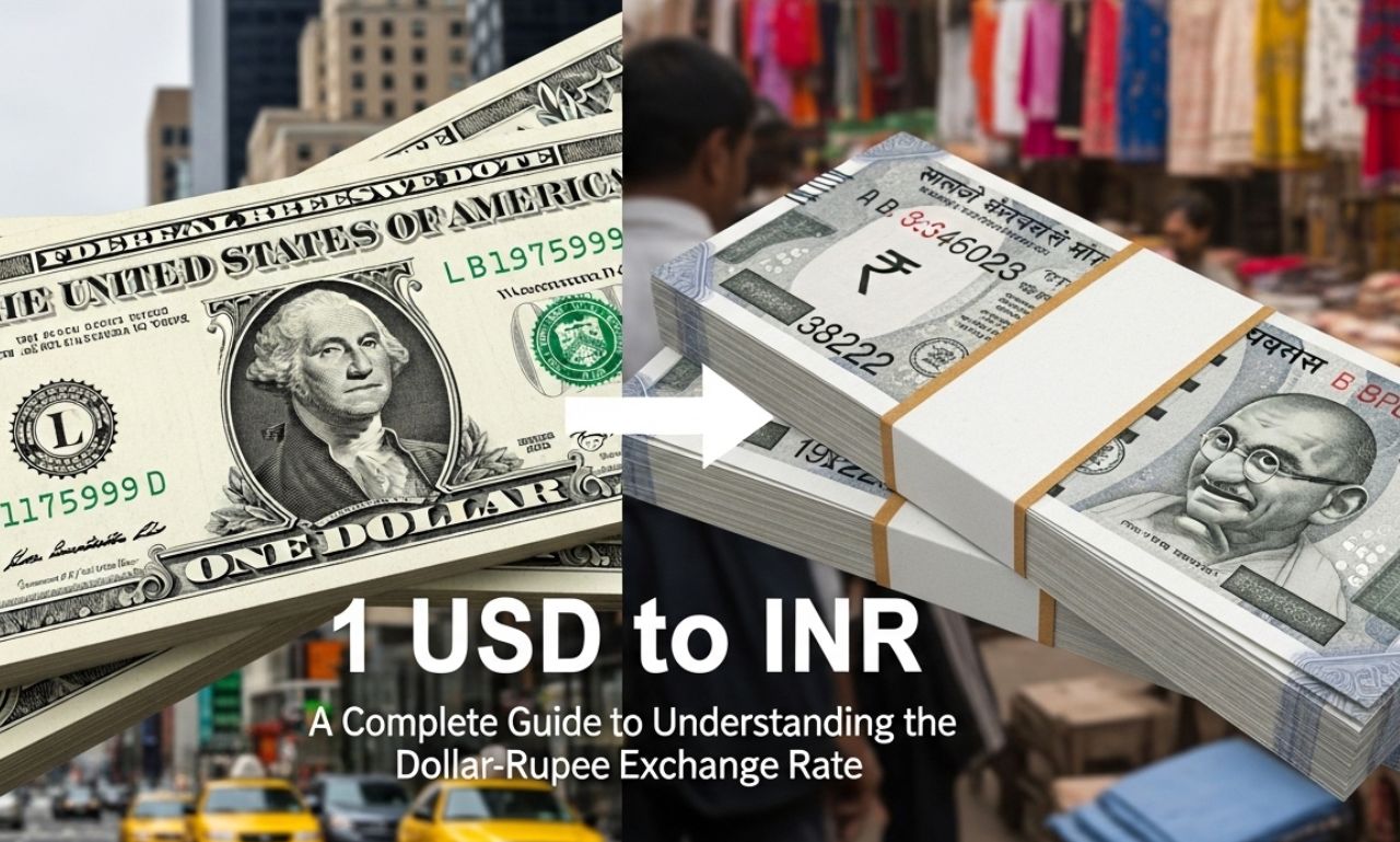 1 USD to INR