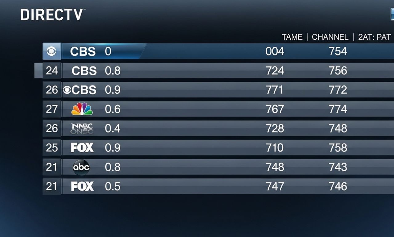 What Channel Is CBS on DIRECTV