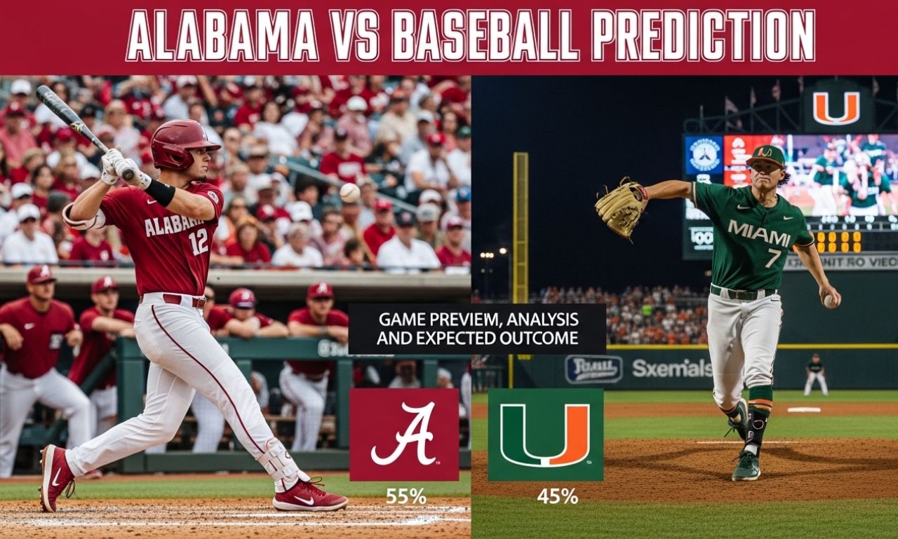 Alabama vs Miami Baseball Prediction