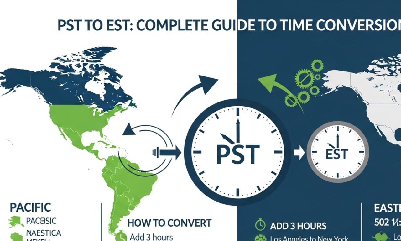 PST to EST