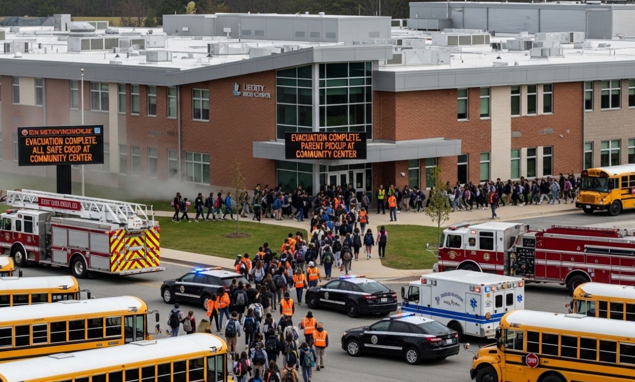 Liberty High School Gas Evacuation