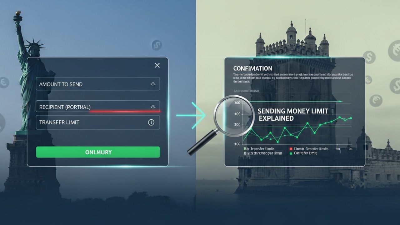 USA to Portugal Online Bank Transfer Limit
